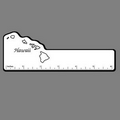 6" Ruler W/ Outline of Hawaii